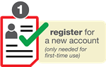 Register for a new account